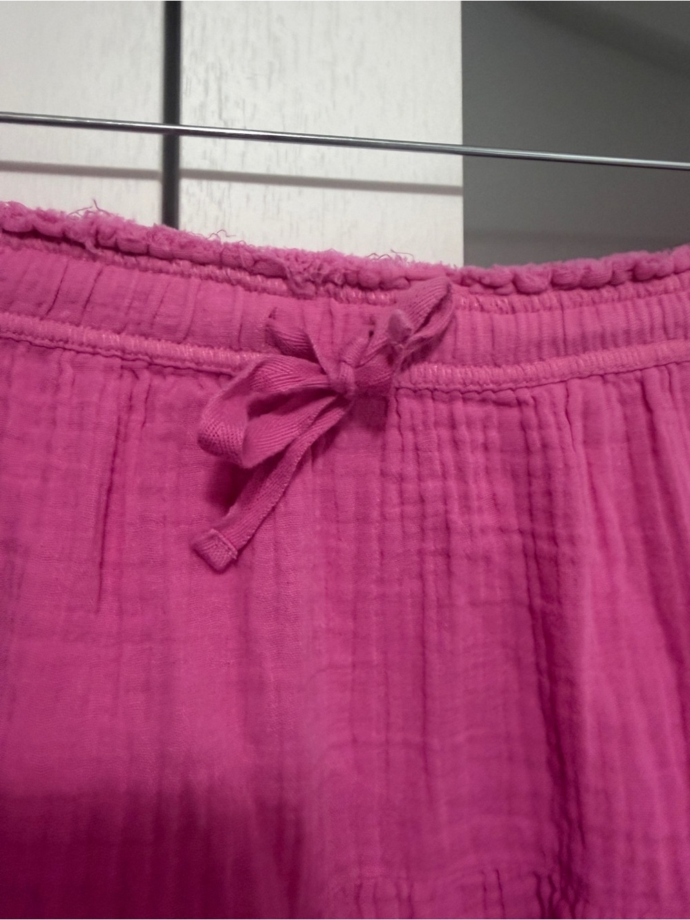 Aerie Gauze Tiered Mini Skirt Pink - Picture 4 of 9